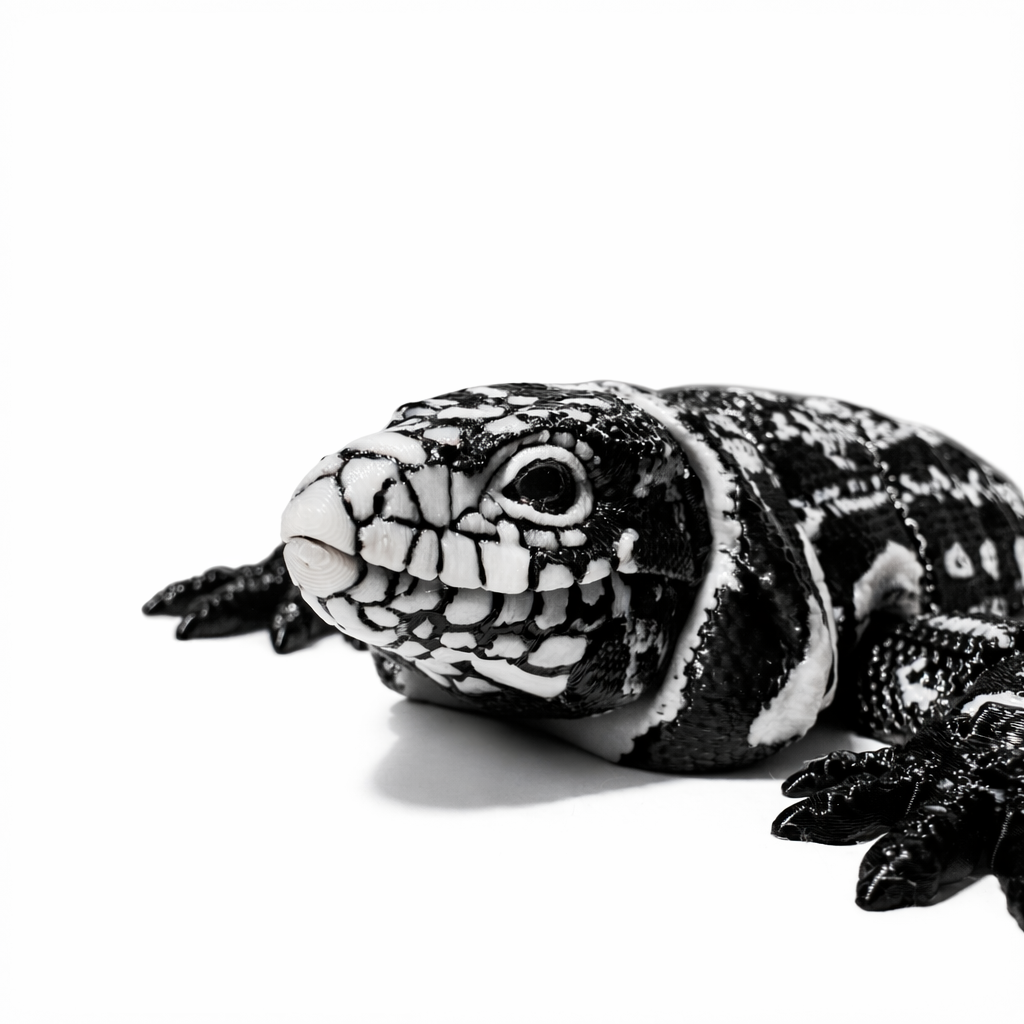 Schwarz-Weißer Tegu