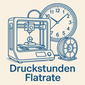 Mietzusatz: Druckstunden Flatrate